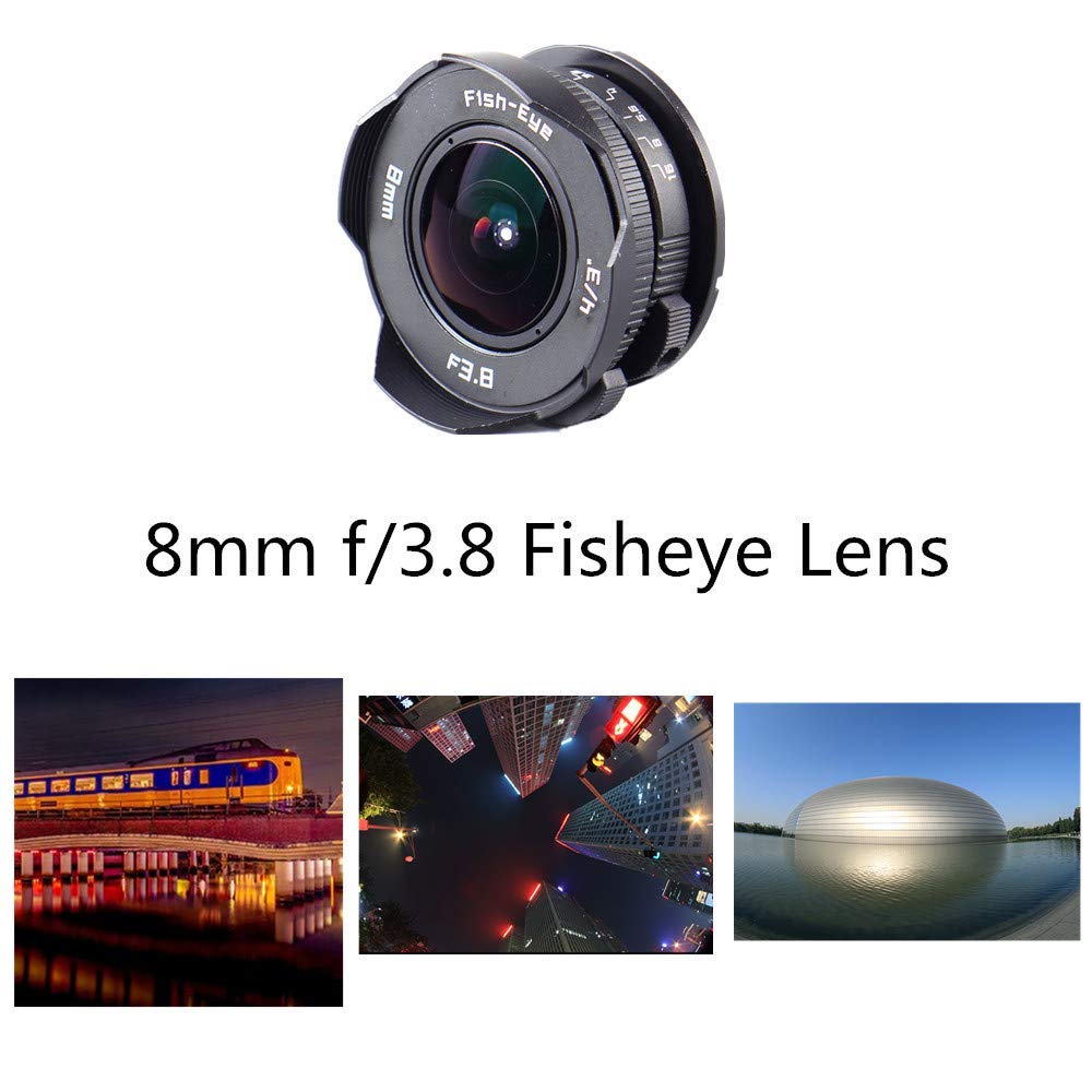 Amazon.co.jp: Pixco 8mm F3.8 Fisheye CCTV Lens Micro Four Thirds